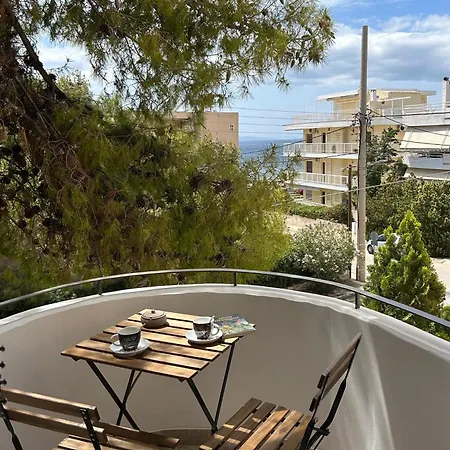 Sunny Modern Beach Retreat Steps From The Shore Saronida Exterior photo